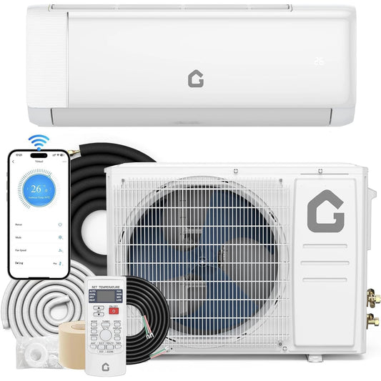 24000 BTU Mini Split Air Conditioner 19 SEER2 | Heat Pump, 230V, Ductless Wall-Mount, Remote