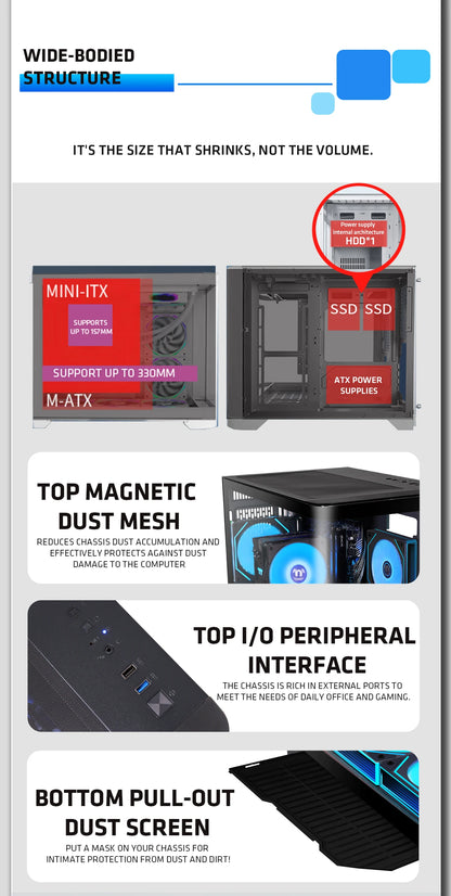 R.E.D. Shopping YEAH MAGIC gaming desktop PC with AMD Ryzen 5, 16GB DDR4, 1TB NVMe SSD, ARGB lighting, Windows 11.