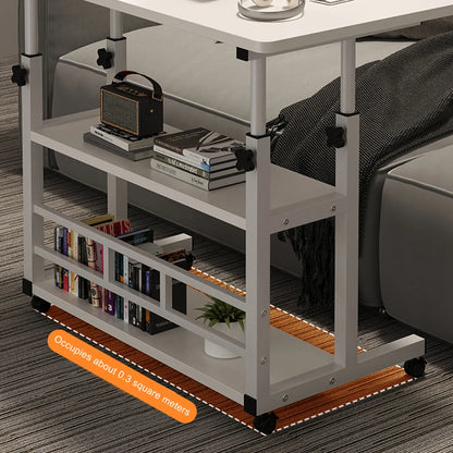 Height Adjustable Laptop Desk on Wheels | Bedside & Sofa Table
