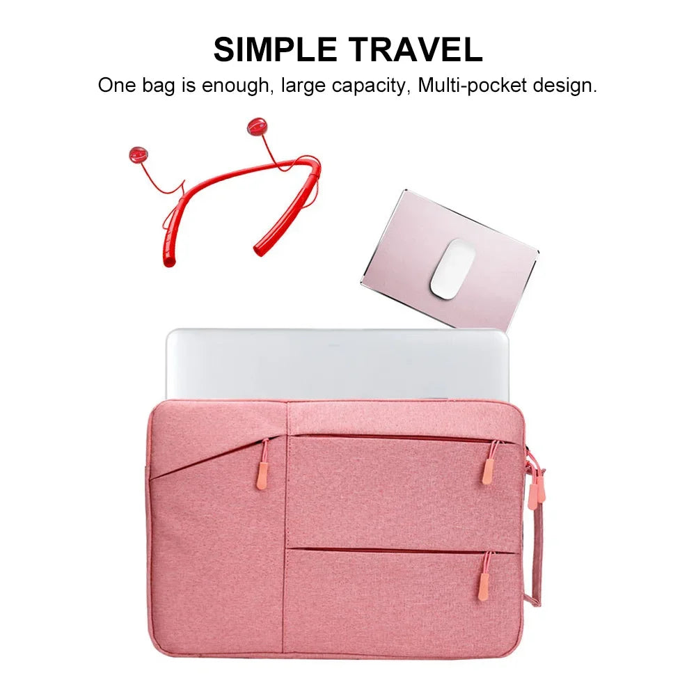 Wool Felt Laptop Sleeve Bag 12–16" – For MacBook Air/Pro, Huawei, Xiaomi, HP, Dell