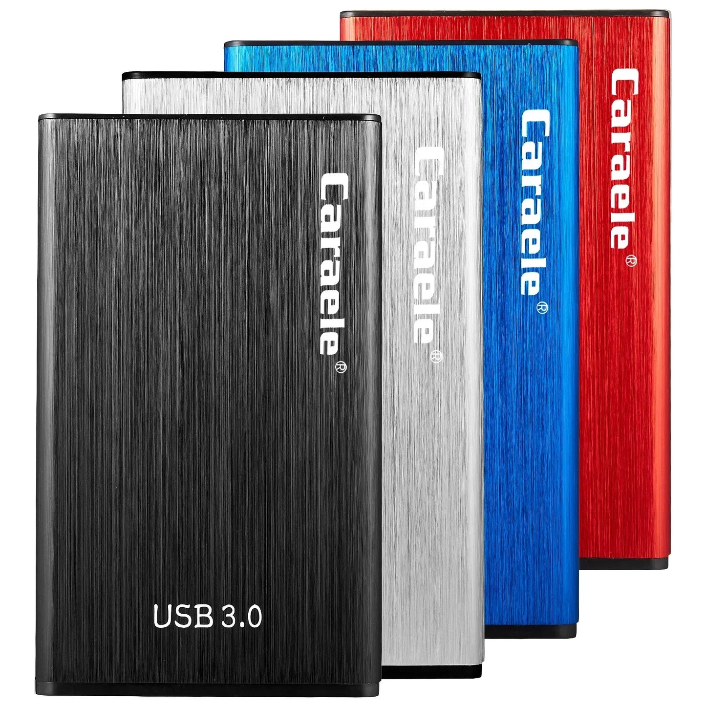 Portable USB 3.0 External Hard Drive 500GB–16TB | Red / Black / Silver / Blue