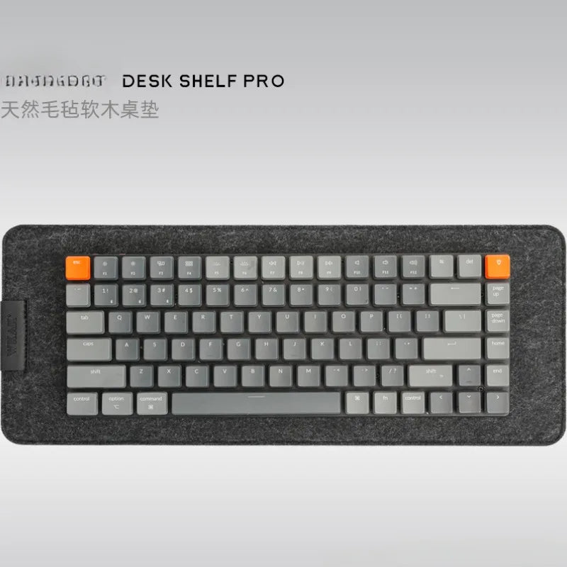 Cork Felt Keyboard Desk Pad – Shock Absorbing Silent Mat for 60%–80% Mechanical Keyboards