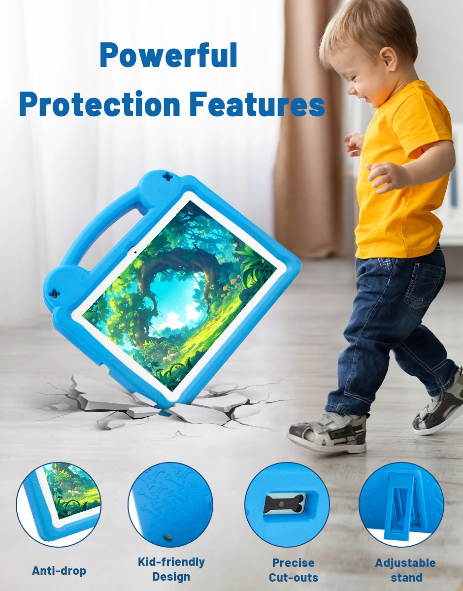 Kids Tablet 10.1" – Android 15, Parental Control, 8GB+64GB, 5000mAh, Octa Core