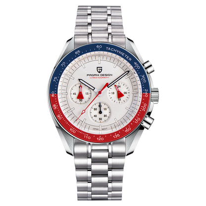 PAGANI DESIGN V5 Moon Men's Watch – Luxury Quartz Chronograph, Waterproof, Stainless Steel, 2026