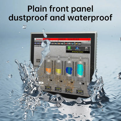 8-inch to 21.5-inch IP65 AIO industrial touch screen embedded panel PC by R.E.D. Shopping, with a sleek all-in-one computer design.