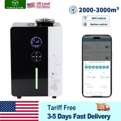 NAMSTE 3000m³ Commercial Aroma Diffuser – WiFi Control, Auto Timer, Hotel & Club Grade