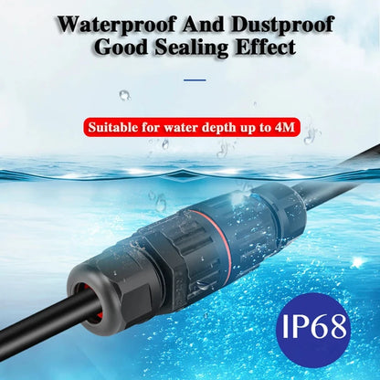 IP68 Waterproof Wire Connector – 2/3 Pin Solder-Free Junction Box