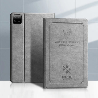 Slim Retro Stand PU Leather Case for Xiaomi Mi Pad 4 / Redmi Pad 5 Pro / Pad 5 / Pad 6