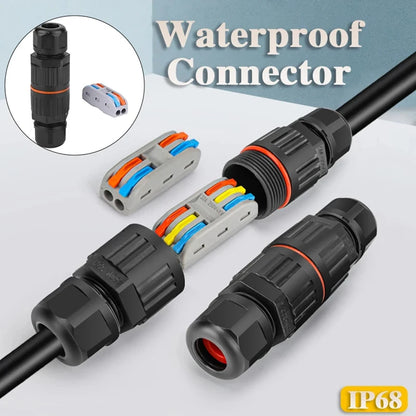 IP68 Waterproof Wire Connector – 2/3 Pin Solder-Free Junction Box