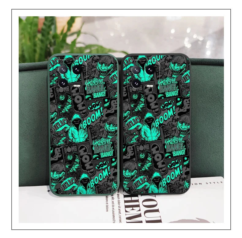 Blackened Clown Silicone Phone Case for Xiaomi Mi 11/12/13/14/15/17 Series