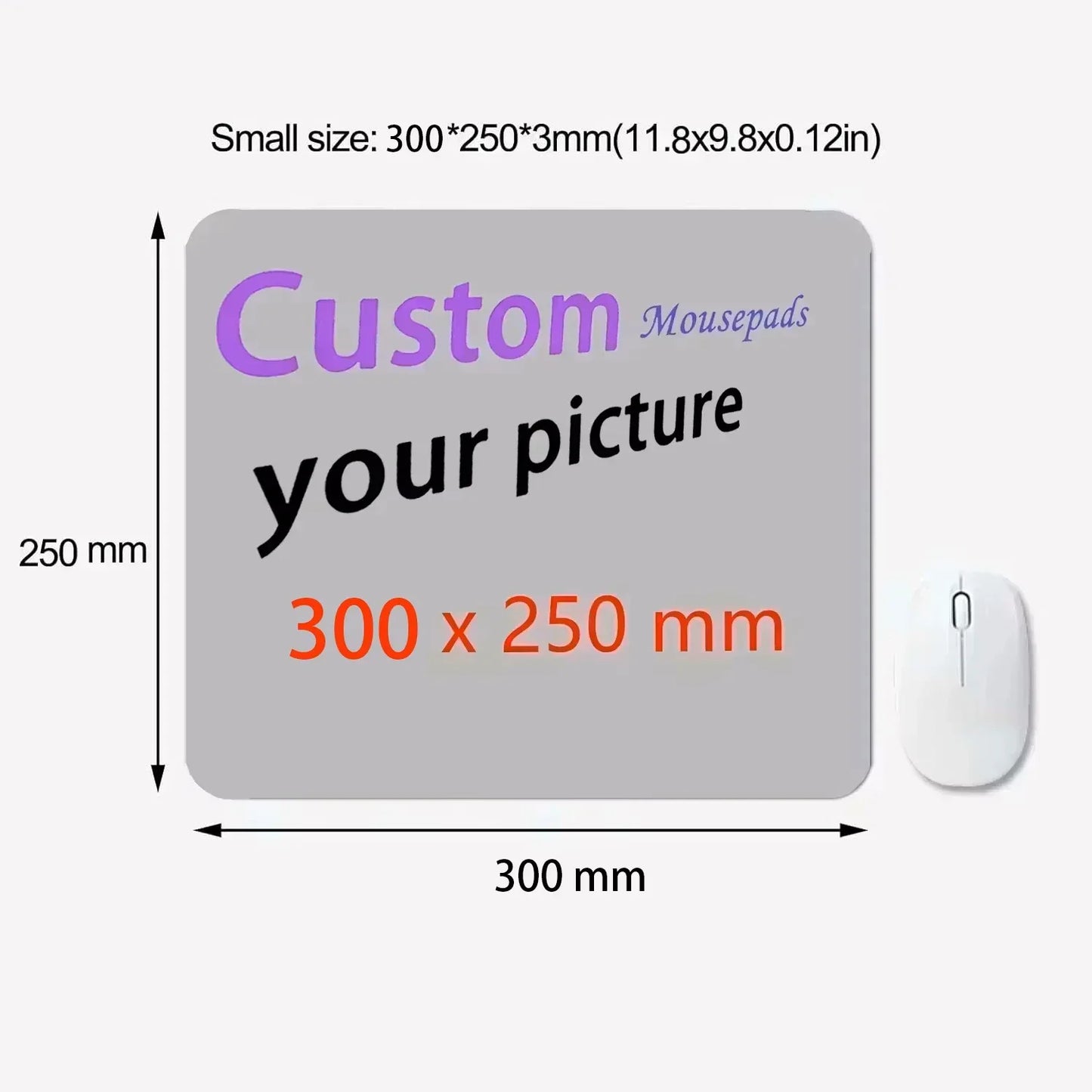 Custom Gaming Mouse Pad Deskmat – Multiple Sizes, Waterproof, Non-Slip Rubber