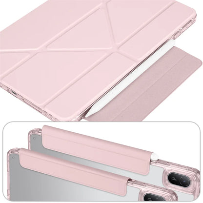 Huawei MatePad 11.5 2025 Smart Fold Case – Magnetic PU Leather + Acrylic Hard Back