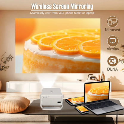 Magcubic L018 Native 1080P Portable Projector – 650 ANSI, Android 14, Auto Keystone, WiFi 6, BT5.4