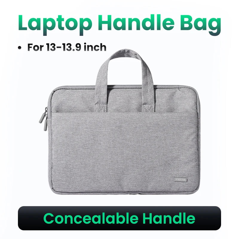 UGREEN Laptop Sleeve Bag 13.9" / 14.9" – Waterproof PU Case for MacBook, iPad, Lenovo, HP