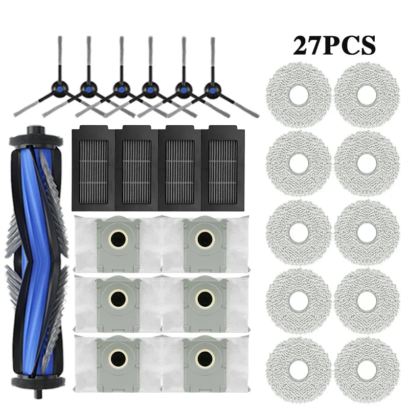 ECOVACS T50 PRO OMNI / T50 OMNI Robot Vacuum Spare Parts – Brush, Filter, Mop & Dust Bag