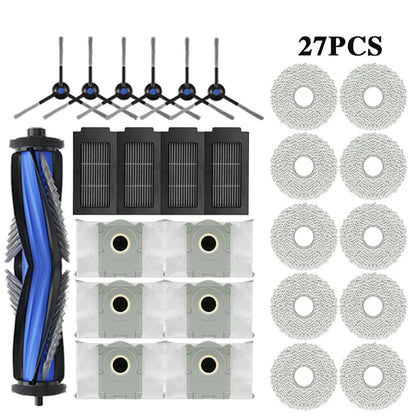 ECOVACS T50 PRO OMNI / T50 OMNI Robot Vacuum Spare Parts – Brush, Filter, Mop & Dust Bag