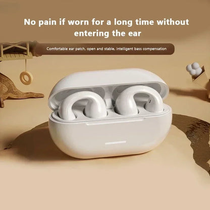 R.E.D. Shopping T75 Bone Conduction Headphones with Bluetooth 5.3, HiFi sound, waterproof design, and open-ear fit.