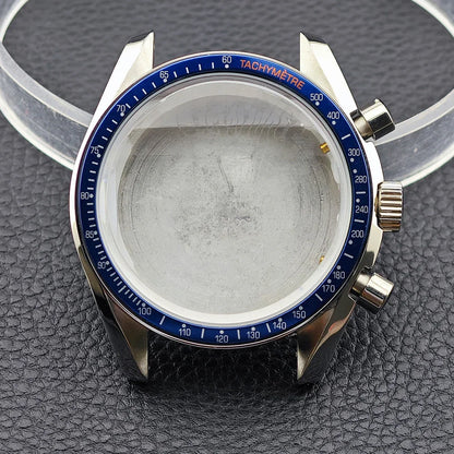 39.7mm Men's Watch Case for VK63 Movement – Metal Case with 20mm Strap Fit & Watch Box