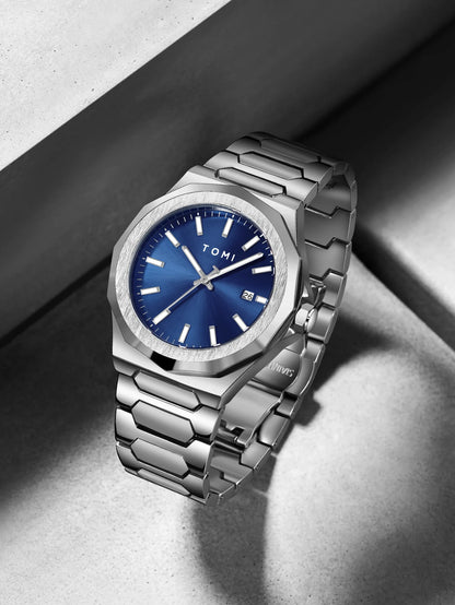 TOMI Luxury Men’s Watch & Gift Box Set – Business Quartz Watch
