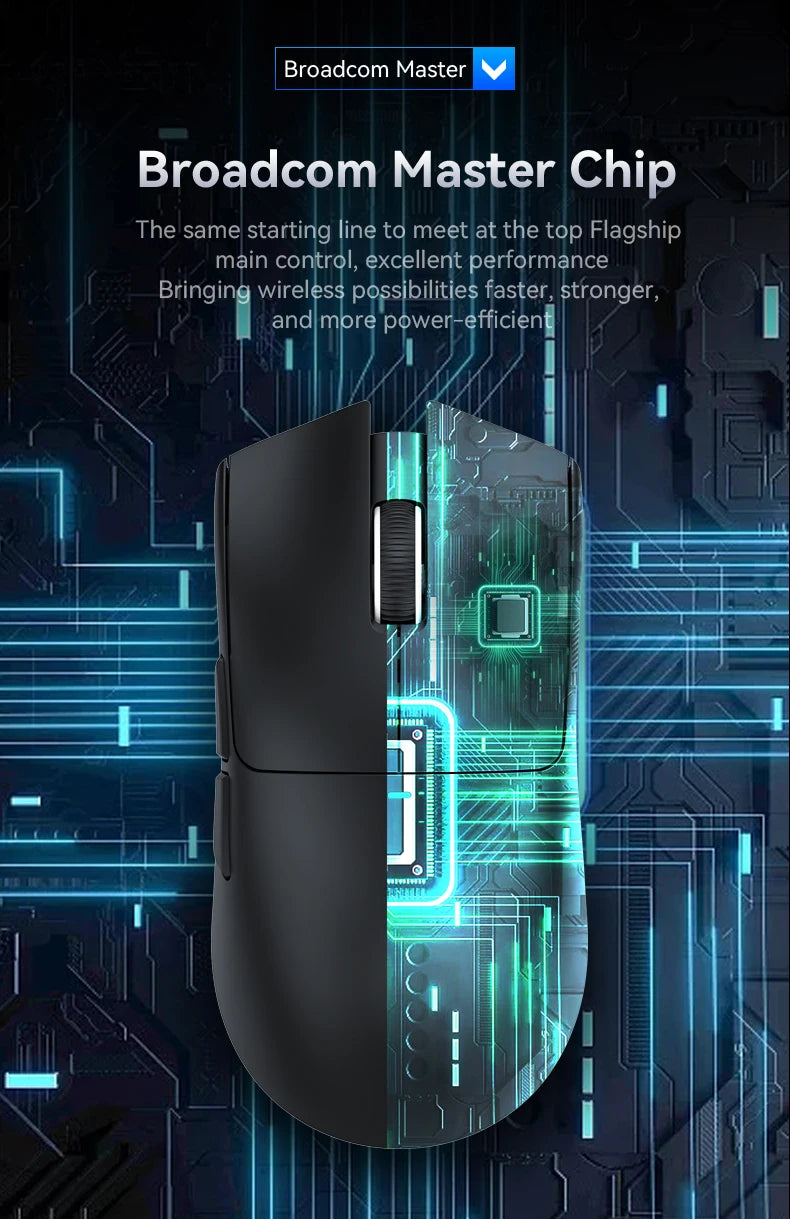 ATTACK SHARK X11 Lightweight Wireless Gaming Mouse – 22K DPI, PAW3311