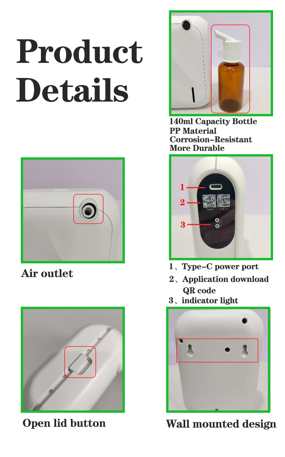 Hotel Scent Machine Aroma Diffuser – 200m³ Coverage, Bluetooth App Control