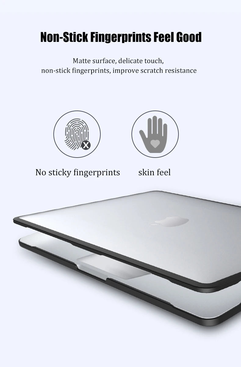 MacBook Case Air 13/15, Pro 13/14/16 | M1-M5 2024-2026 | Hard Shell Cover