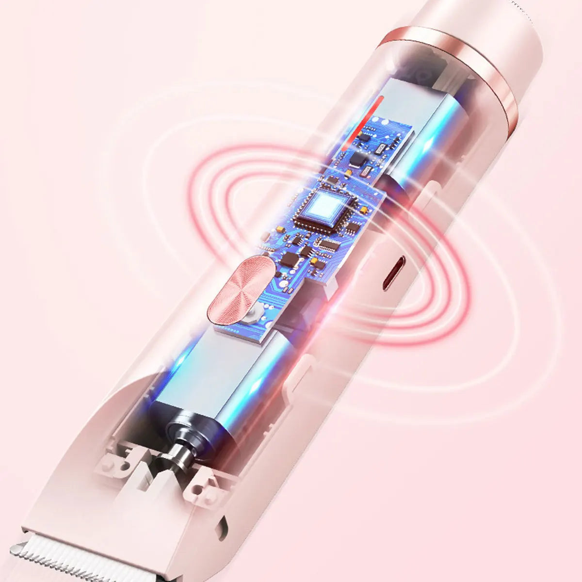 Dual-Head Rechargeable Electric Epilator for Women – Intimate Grooming, Body Hair Removal, Wet & Dry