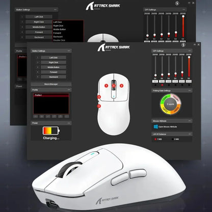 ATTACK SHARK X3 / X3 Pro Wireless Gaming Mouse – 26K DPI, 8K Hz, Tri-Mode, Ultra-Light