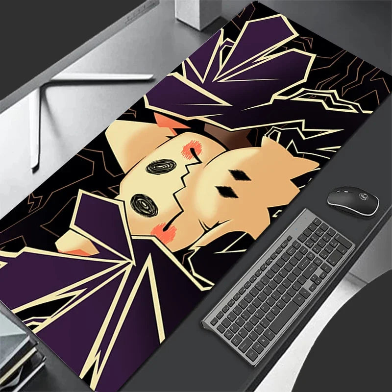 Pokémon Mimikyu Leather Gaming Mouse Pad – Large Anime Deskmat, Waterproof, Keyboard Mat