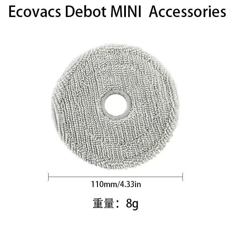 Ecovacs Deebot Mini Robot Vacuum Accessories – Main Brush, Filter, Mop, Dust Bag & More