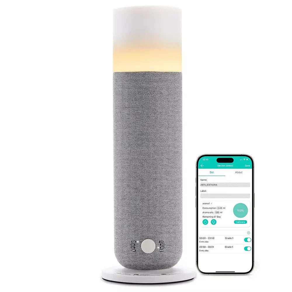 NAMSTE 120ml Tower Scent Diffuser | Bluetooth Control | Electric Fragrance Machine | Home & Hotel | EU Plug
