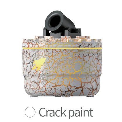 Volcanic Crack Light Aroma Humidifier – Desktop Ring Spray Aromatherapy Diffuser (White & Black)