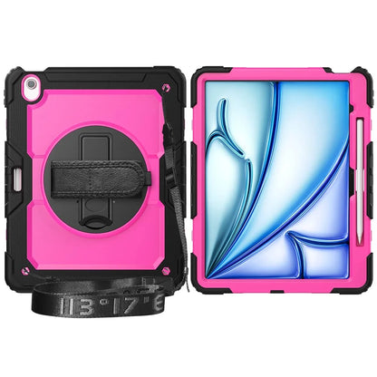 WeFor Heavy Duty iPad Case – Screen Protector, Shoulder Strap & Pencil Holder for iPad 11 A16, Air 11 & Air 13 M3 (2025)