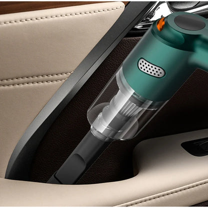 10,000Pa Handheld Vacuum Cleaner – Wireless, 25W, Bagless, Pet Hair, Car & Home (White / Black)