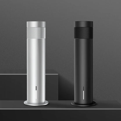 NAMSTE Smart Aroma Diffuser 120ml – 200m³ Coverage, Waterless, CE | Silver/Black EU Plug