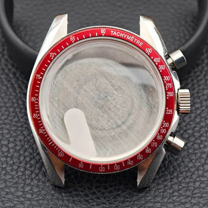 39.7mm Men's Watch Case for VK63 Movement – Metal Case with 20mm Strap Fit & Watch Box