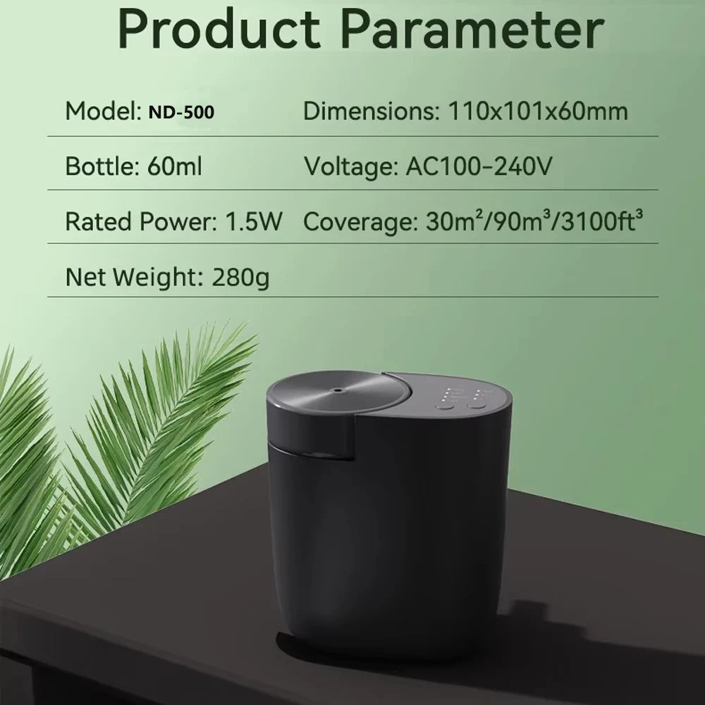 PDQ Plug-In Waterless Aroma Diffuser – Bluetooth Essential Oil Scent Machine