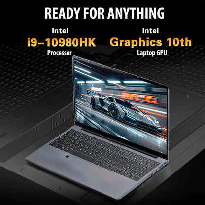 2026 Gaming Laptop 15.6" – Intel Core i9 10980HK, 16GB RAM, up to 2TB SSD, Windows 11 Pro