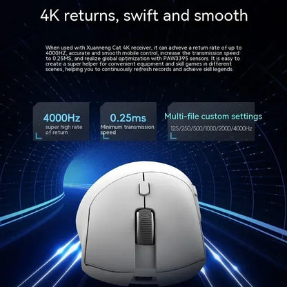 Metaphyuni Metapanda P1 Pro Wireless Gaming Mouse – PAW3395, Low Latency, Lightweight, Ergonomic