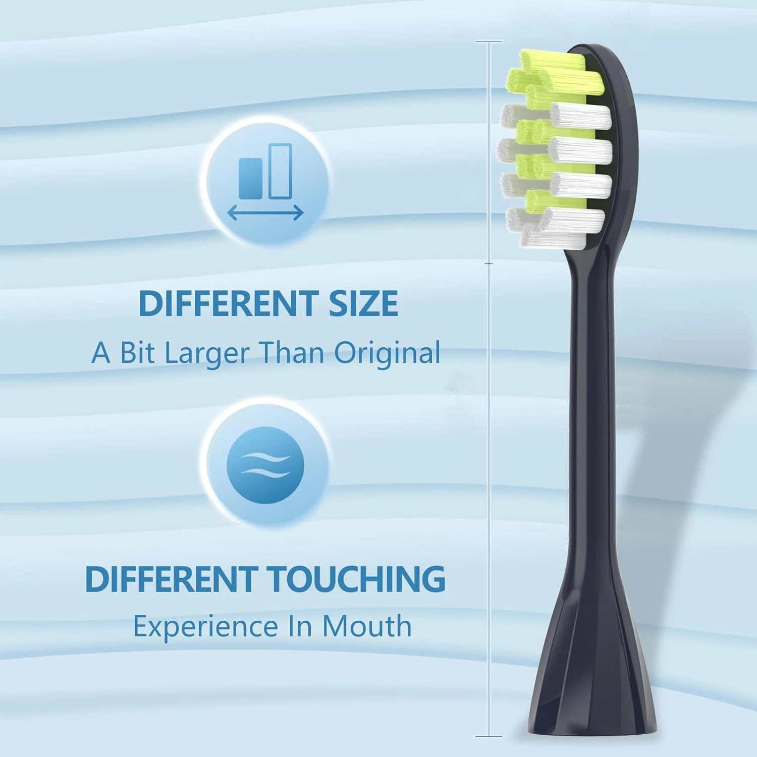 Pack of 4, 6, or 8 R.E.D. Shopping electric toothbrush replacement heads with soft bristles for adults, suitable for daily dental care.