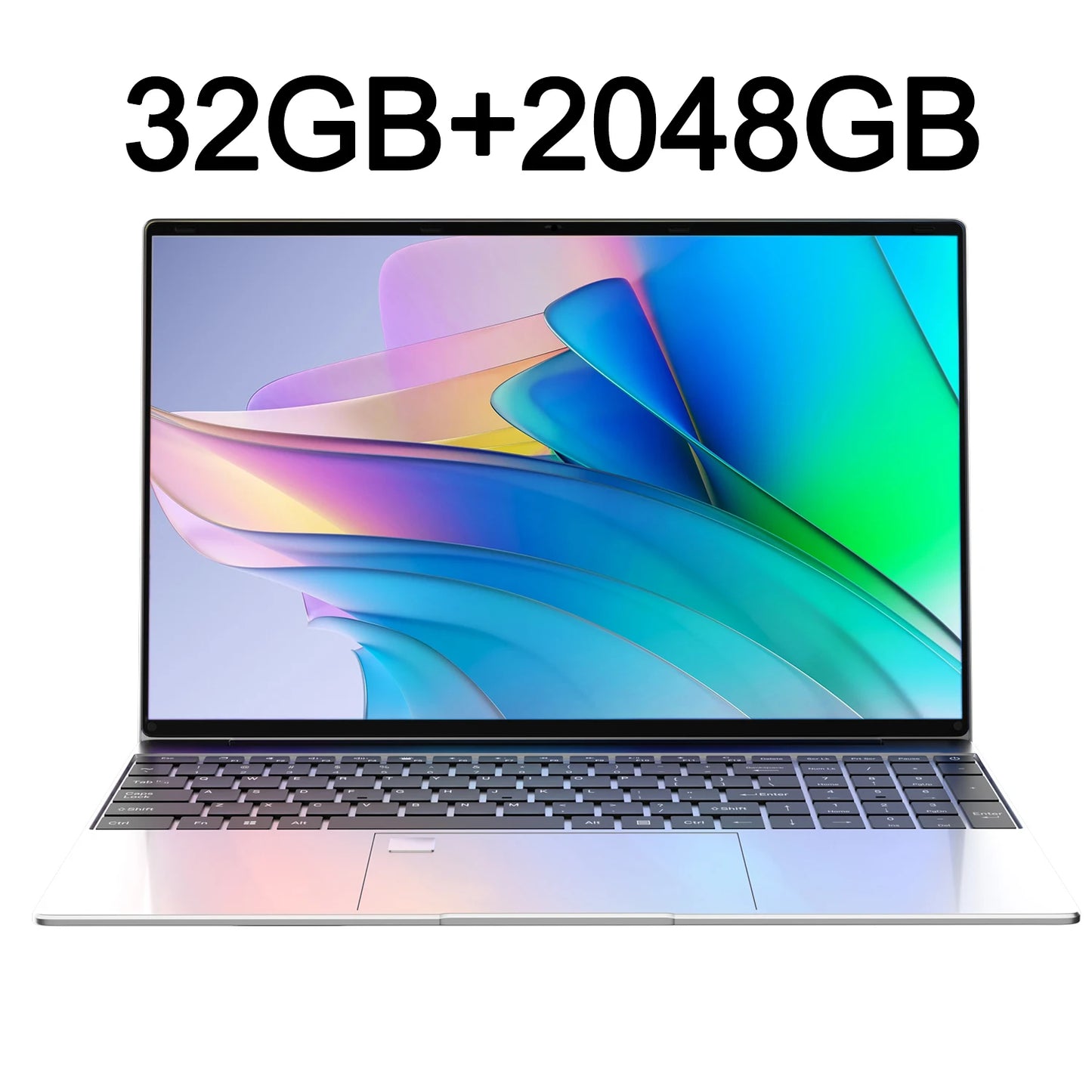 15.6" Portable Laptop – Intel 6500Y, 32GB RAM, Up to 2TB SSD, Backlit, Fingerprint