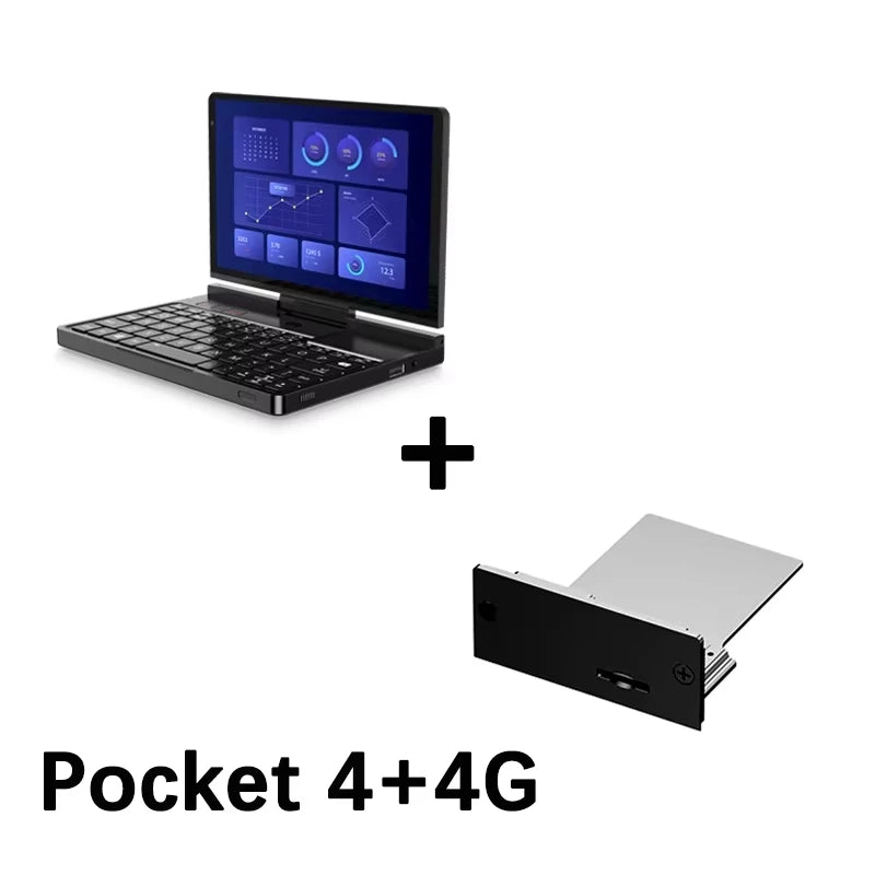 GPD Pocket 4 8.8" — AMD AI 9 HX 370, 64GB RAM, 2TB NVMe, 180° Flip, Portable Mini PC