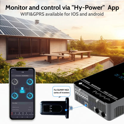 Sumry 4KW Off-Grid Solar Inverter 24V – 140A MPPT, Pure Sine Wave, LCD