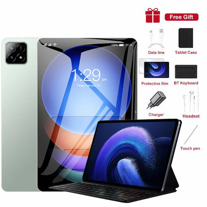Android Tablet 10.1" | 4GB+32GB | Dual SIM 4G | 4000mAh | WiFi | With Optional Keyboard