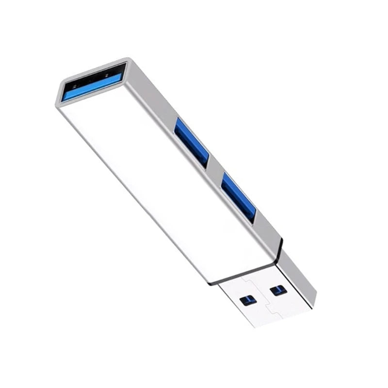 3-Port USB Hub – USB 3.0 + 2x USB 2.0, Aluminum, Mini Dongle, Type-C & USB-A, 5Gbps