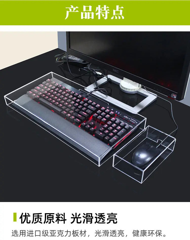 Keyboard Dust Proof Cover New Acrylic Capacitive For Mechanical Gaming Keyboard 104 Keys Mouse Protection Transparent Cover
