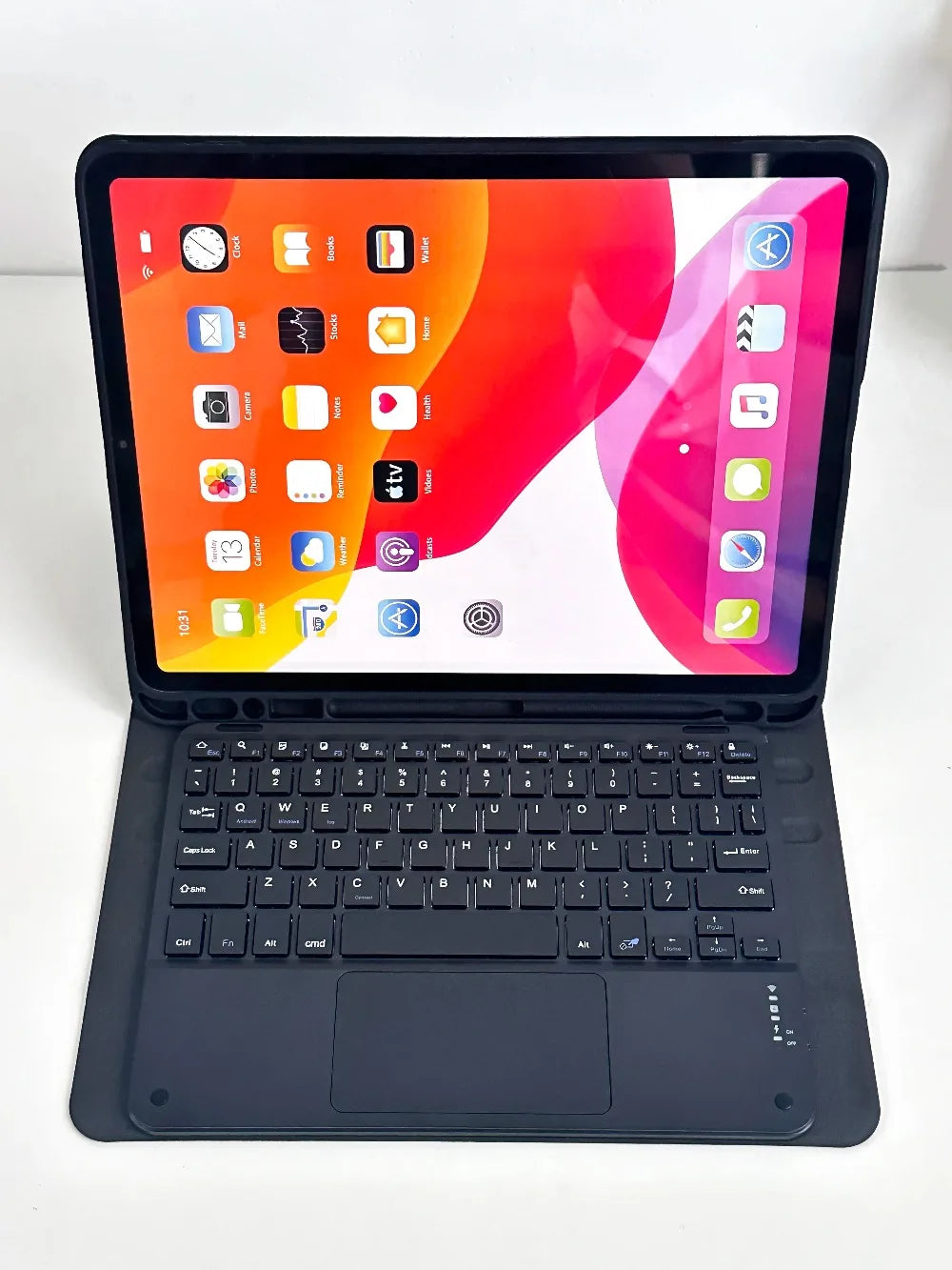 Wireless Magic Keyboard & Mouse Case for iPad Pro 11/13, Air 11/13, iPad 7-10 Gen – Bluetooth, Touchpad