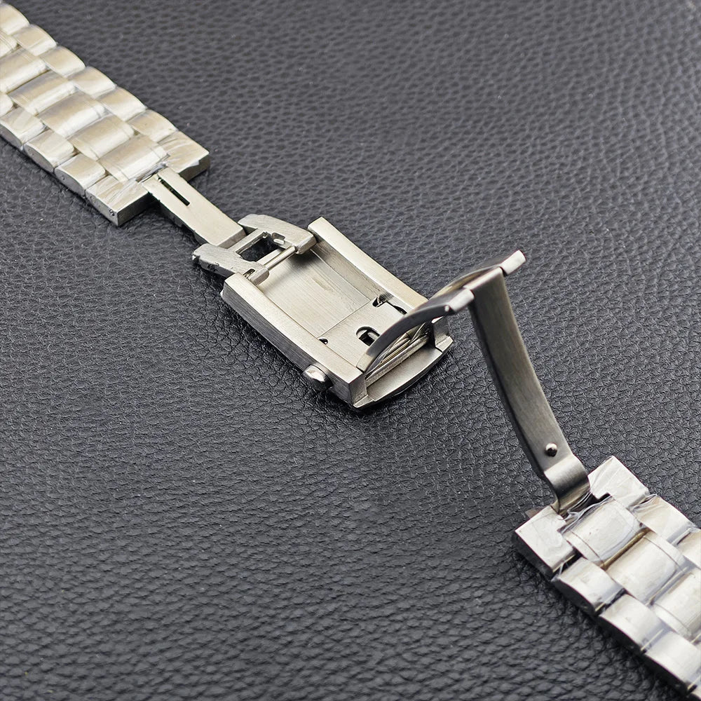 39.7mm Men's Watch Case for VK63 Movement – Metal Case with 20mm Strap Fit & Watch Box