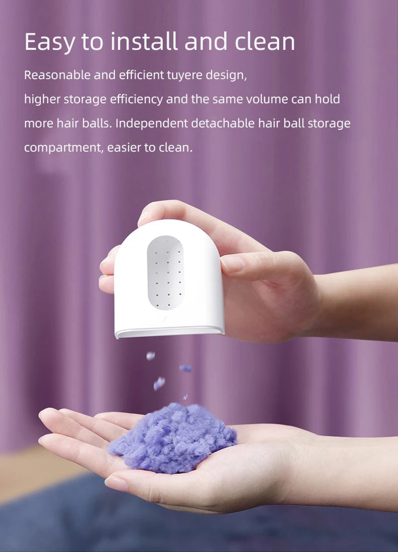 Mijia Electric Lint Remover & Cutter — USB Charging, Portable Clothes Hair Ball Trimmer