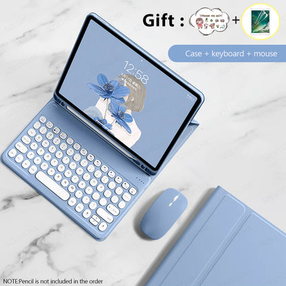 Bluetooth Keyboard & Mouse Case for iPad – Pro, Air, 10th Gen, Mini